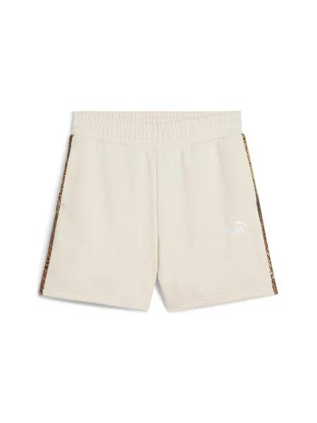 Шорти спортивні PUMA Ess Graphic Animal Shorts Tr комбінований верх білий