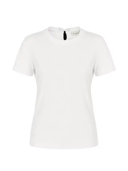 Tricou Lanvin cu funde alb