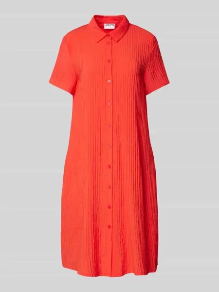 Sukienka koszulowa o długości do kolan z fakturowanym wzorem Jake*s Casual