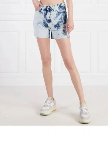 CALVIN KLEIN JEANS Rövidnadrág MOM | Mom Fit kék