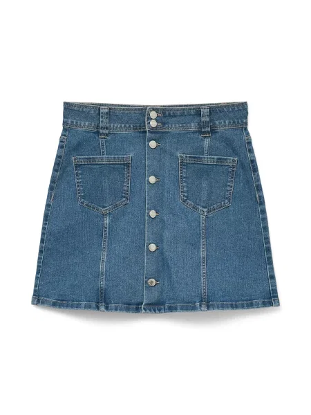 VERO MODA Fustă VMPETRA denim albastru