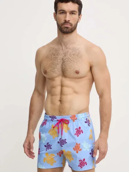 Vilebrequin pantaloni scurti de baie MOORISE albastru