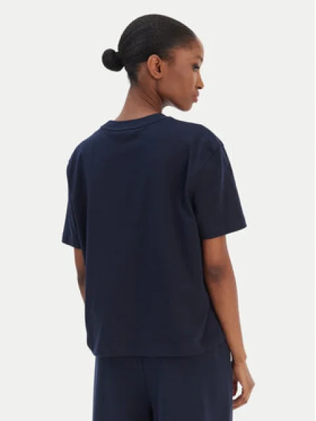 TOMMY HILFIGER Tričko námornícka modrá biela