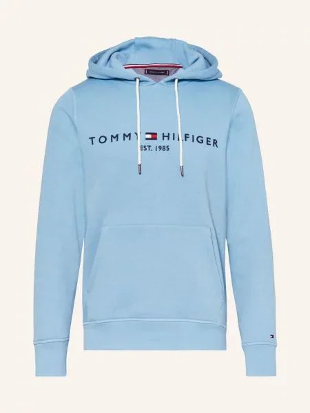 Tommy Hilfiger Mikina S Kapucí tmavě modrá