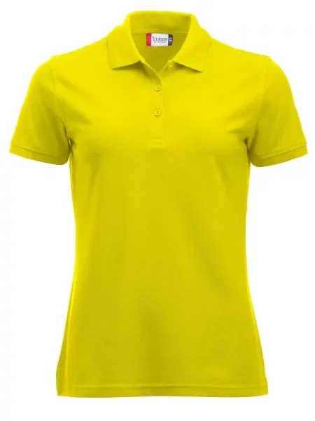 Clique Polo Manhattan w żółtym zwiększonym blasku – visibility yellow żółta