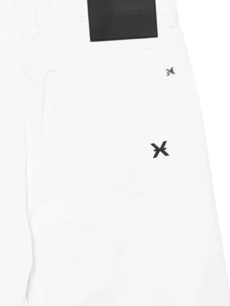 Blugi John Richmond cu broderie alb