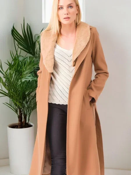 Palton Dewberry portocaliu