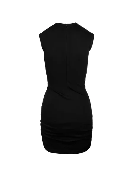 Rochie mini Ioana Ciolacu cu volane negru