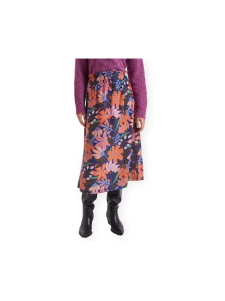 Fustă Compania Fantastica cu model floral