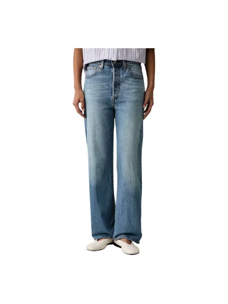 Jeansy straight leg Levi's niebieskie