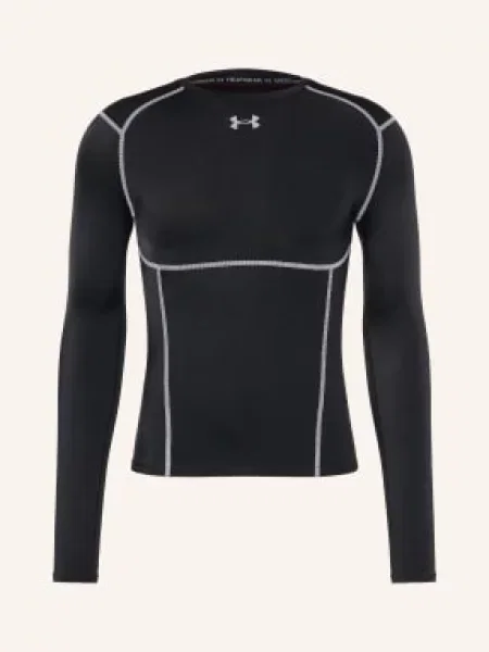 Under Armour Koszulka Funkcyjna Heatgear® Elite schwarz biała