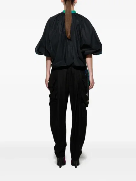 Bluză Pucci cu broderie negru