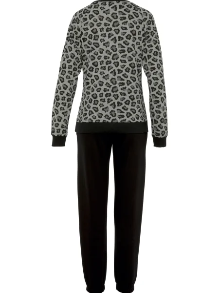 VIVANCE Pijama gri negru
