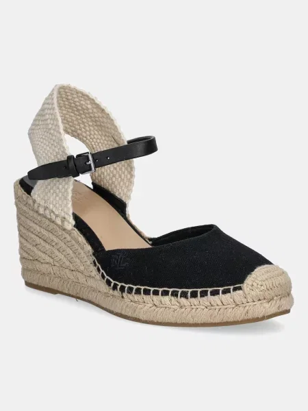 Espadrile Lauren Ralph Lauren Robby črna