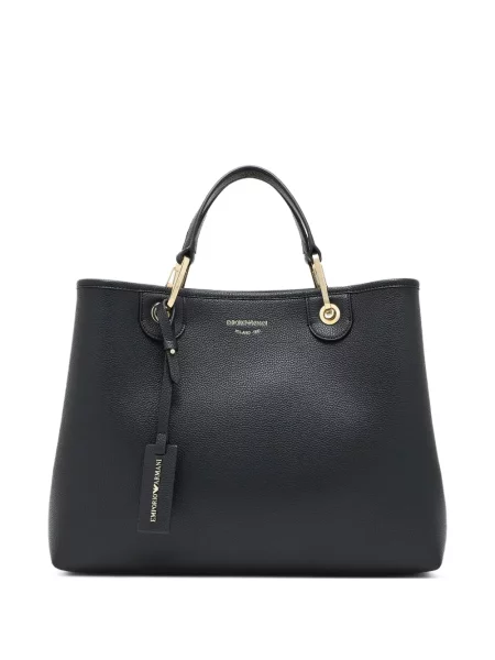 Geantă Emporio Armani din piele negru