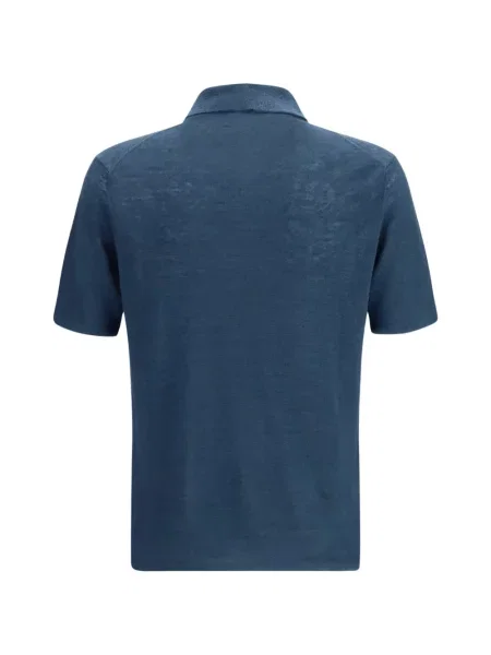 Tricou polo Roberto Collina albastru