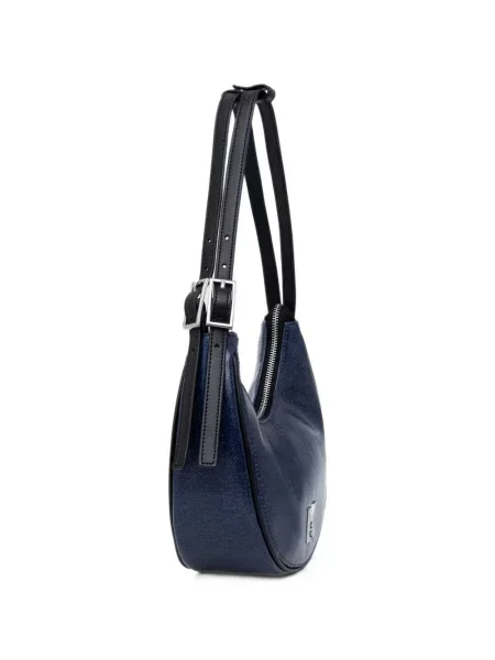 Torbica Karl Lagerfeld Jeans s autogramom plava