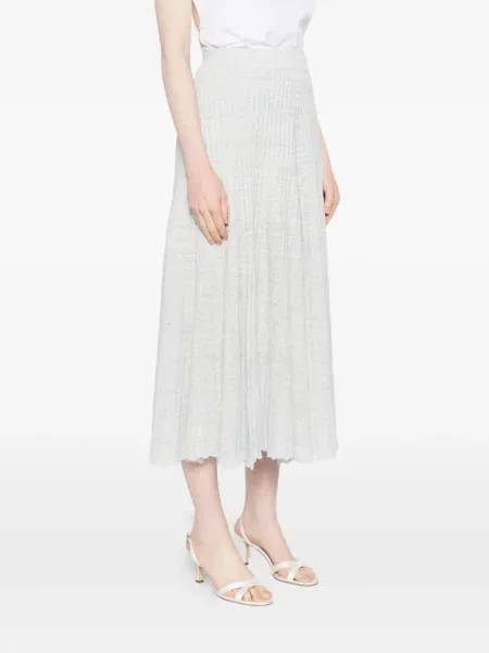 Fustă midi Fedeli gri