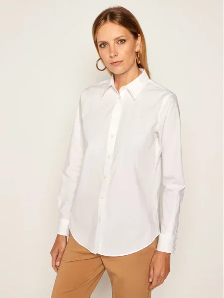 Рубашка Lauren Ralph Lauren белая