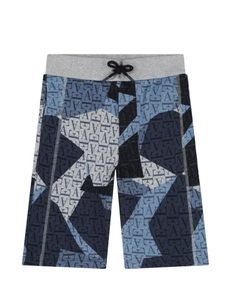 Szorty dziecięce Emporio Armani niebieskie