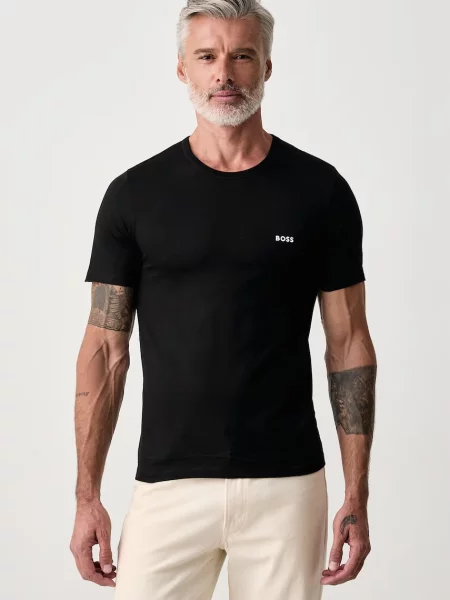 BOSS tričko TShirtRN 3P Classic modré