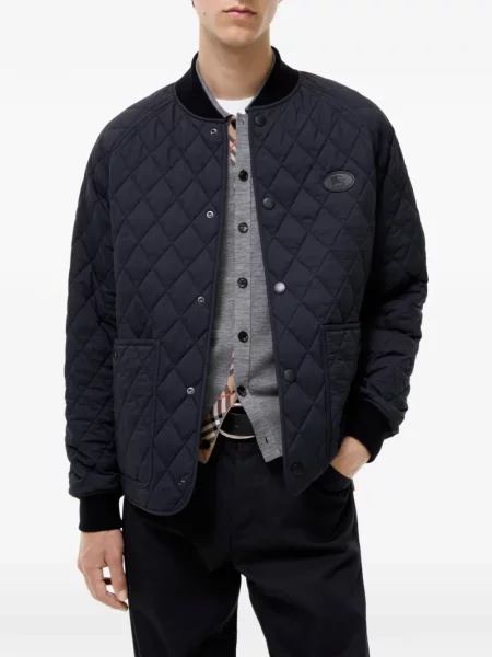 Matlasat geacă Burberry albastru