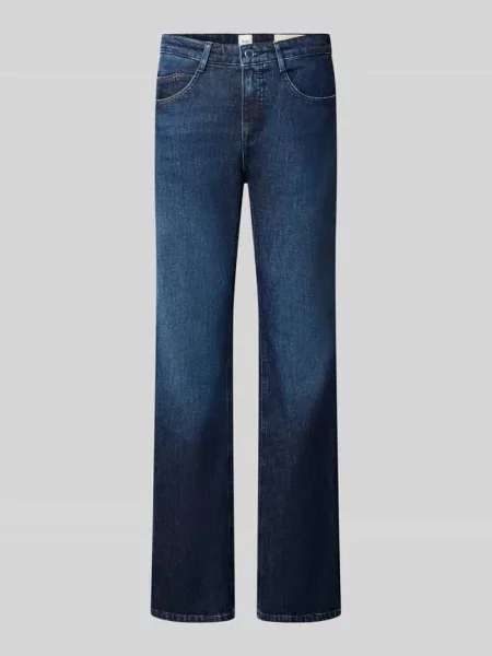 Jeansy Bootcut z mieszanka bawełny model MARY' Brax granatowe