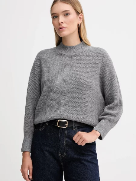 Светр із додаванням вовни OUI гольф сірий