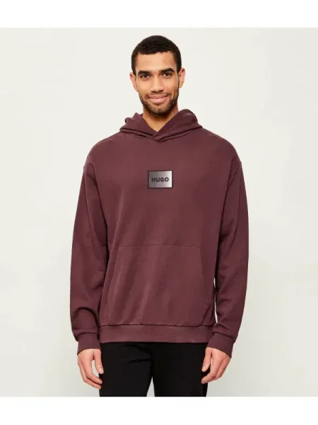 HUGO Hanorac Danohood | Relaxed fit bordo