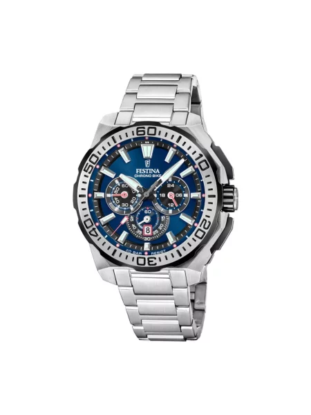 FESTINA Analogové hodinky Chronograph Chrono Bike' modrá