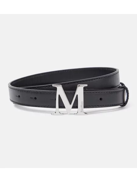 Curea Max Mara din piele negru