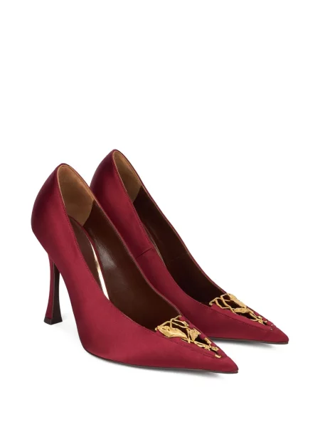 Pantofi cu toc Roberto Cavalli roșu