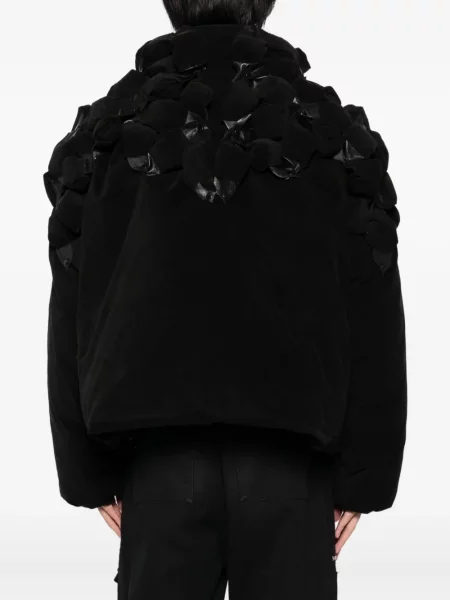 Geacă cu puf Juntae Kim cu model floral negru