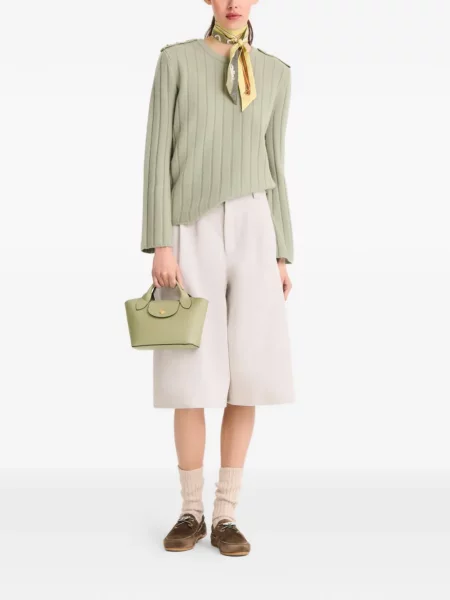 Geantă shopper Longchamp verde