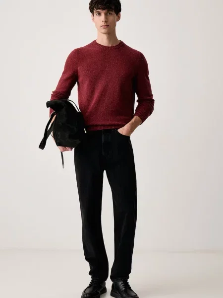 Marc O'Polo blugi loose pentru bărbați negru