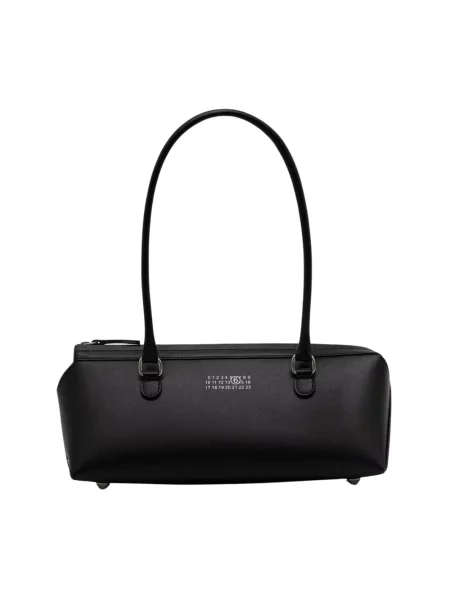Maison Margiela torebka bagietka z imitacji skóry czarna