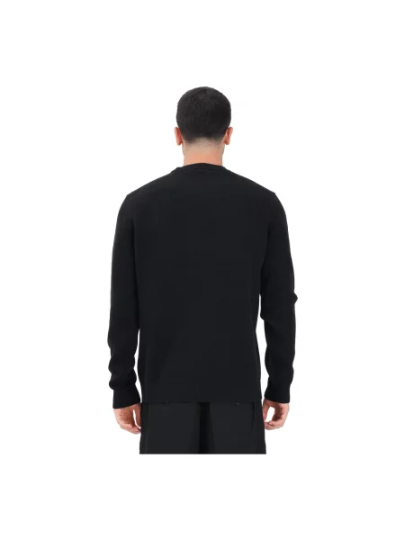 Sweter z dzianiny o kroju regular fit z czystej bawełny model ‘DANE’ Selected Homme czarny