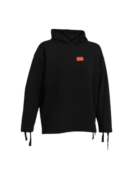 Bluza z kapturem z regulowanymi mankietami Joma Step czarna