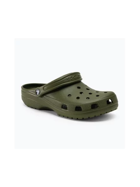 Шльопанці Crocs Classic армійські зелені