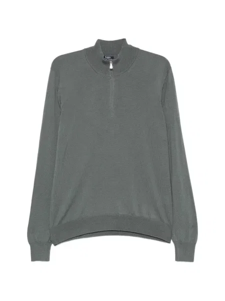 Tricou polo Barba tricotate verde