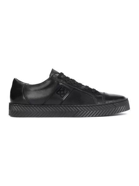 Sneakersy Kazar skórzane czarne