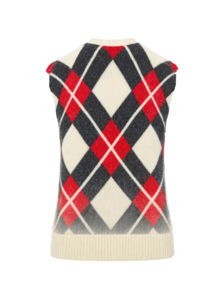 Vestă Semicouture cu model argyle