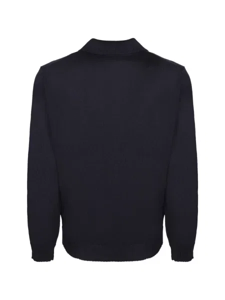 Gulerat tricou polo Dell'oglio albastru