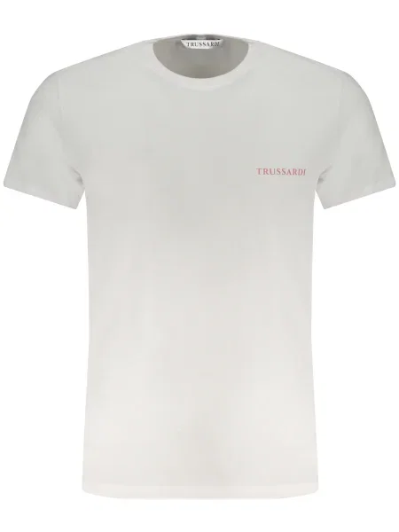 Tricou Trussardi scurt alb