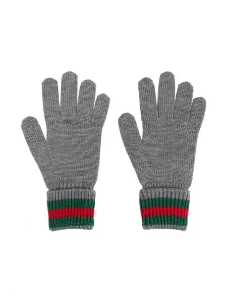 Rękawiczki dziecięce Gucci szare