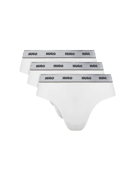 HUGO 3 db klasszikus alsó Triplet Pack Briefs fehér