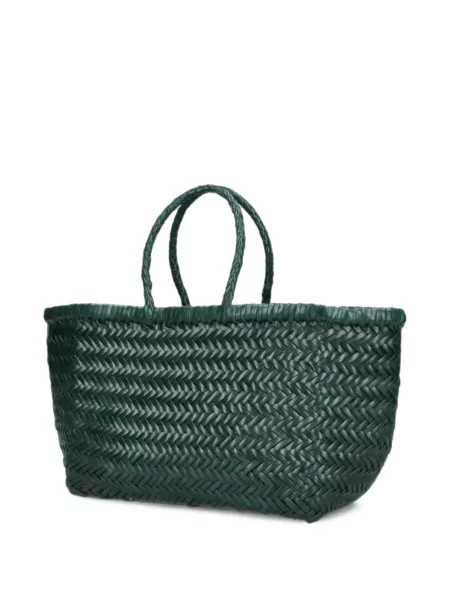 Geantă shopper Dragon Diffusion din piele verde