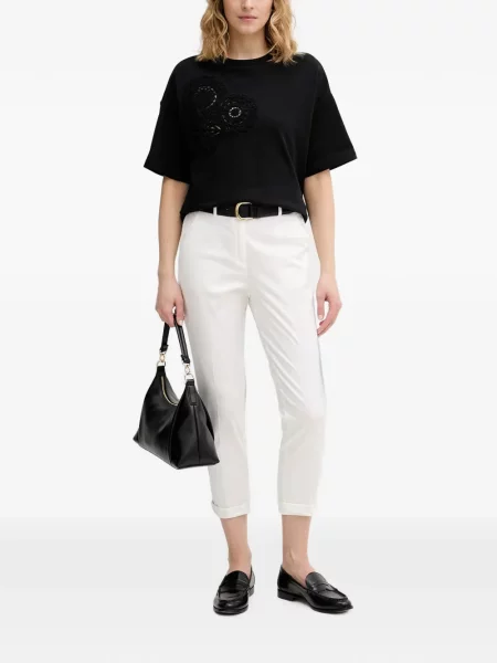 Pantaloni Sisley alb