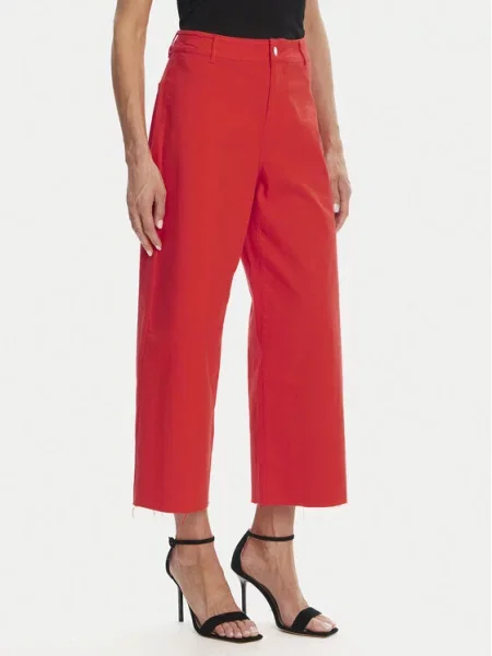 Vero Moda Kuloty Wild Kayla Wide Leg czerwony