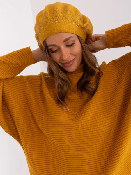 Baseball sapka Wool Fashion Italia sárga